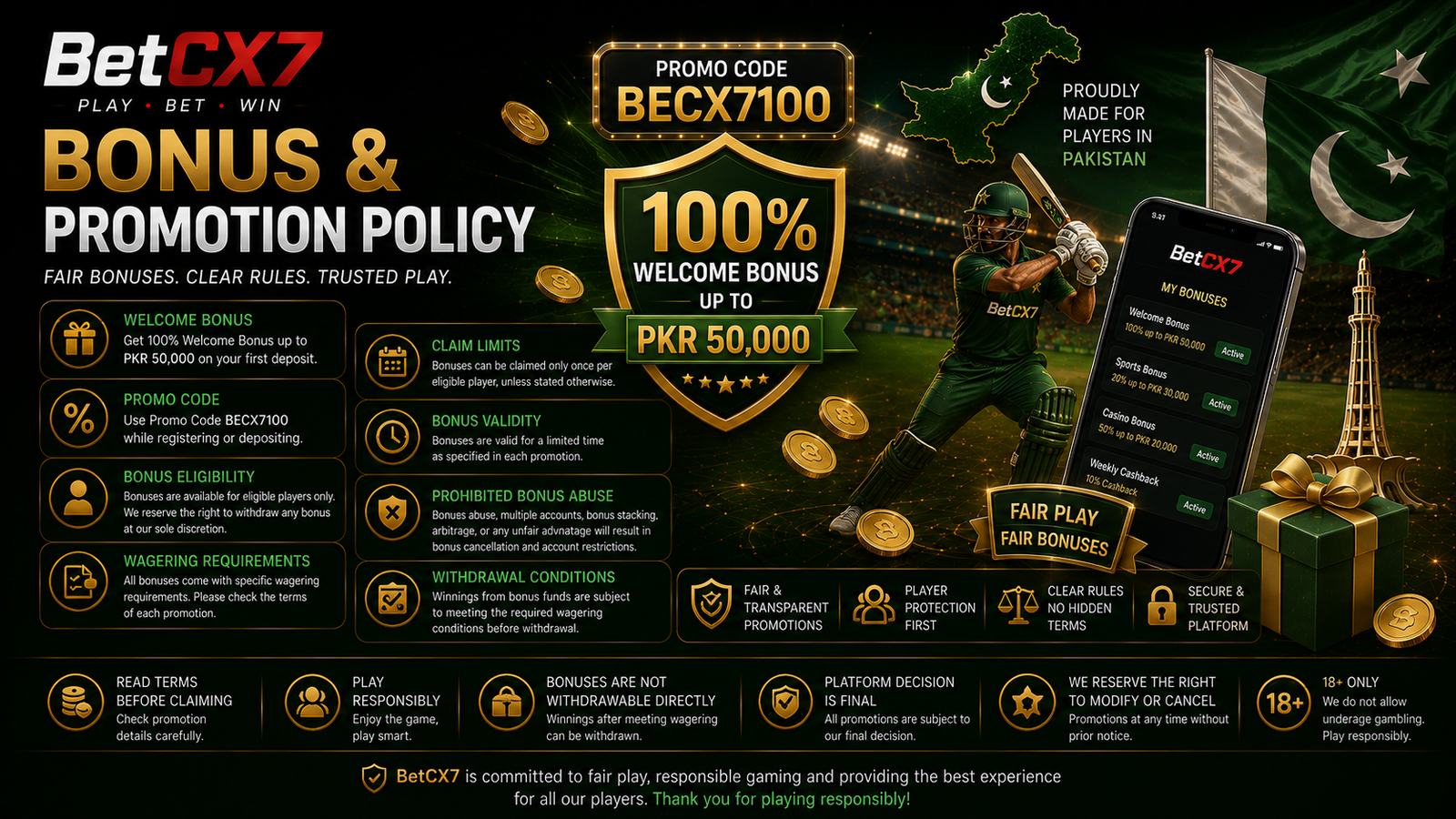 Bonus & Promotion Policy