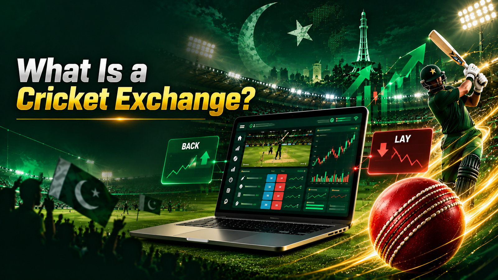 What is a cricket exchange explained with Back and Lay market interface in Pakistan