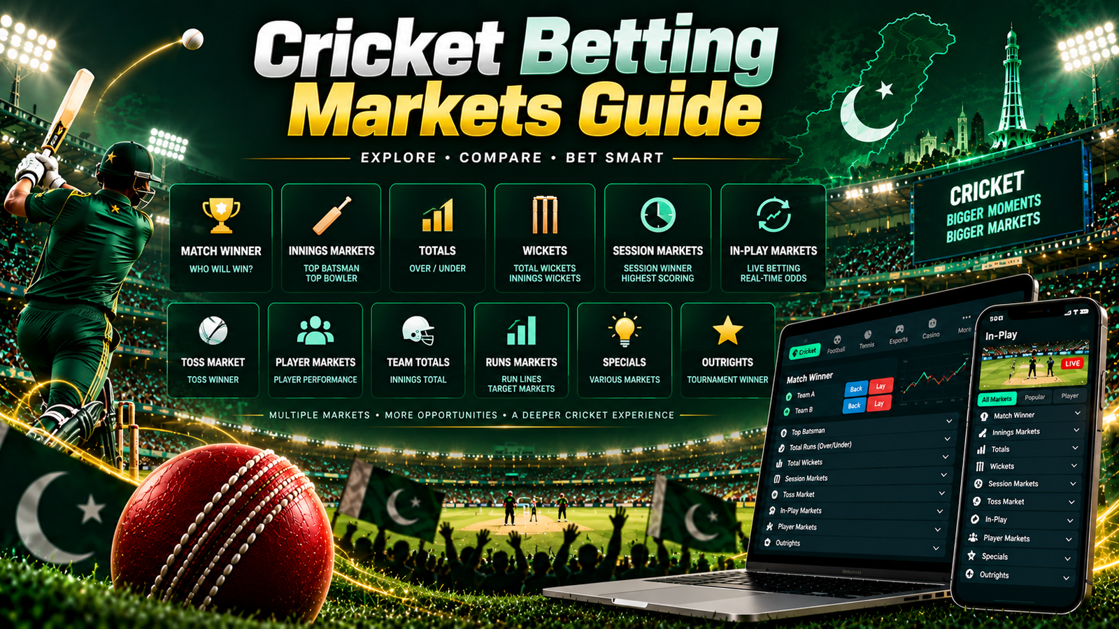 Cricket Betting Markets